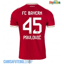 Camisa de time de futebol Bayern Munich Aleksandar Pavlovic #45 Replicas 1º Equipamento 2026-27 Manga Curta